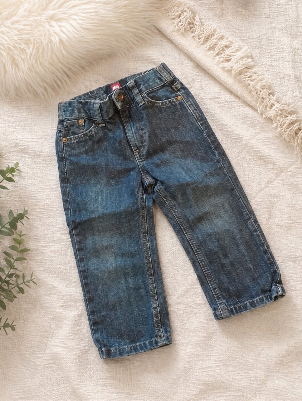 Size 18 months Quicksilver baby blue jeans